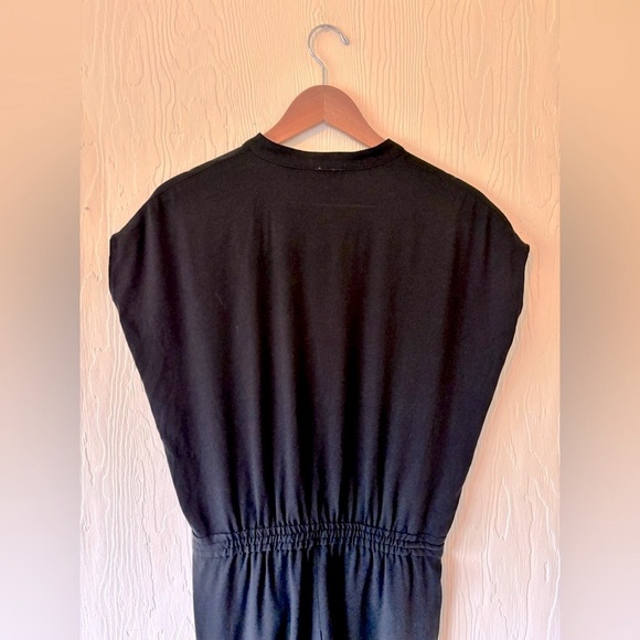 Babaton Aritzia Donnie Black Cap Sleeve Sleeveless Jumpsuit Boiler Utility Suit - Picture 14 of 17